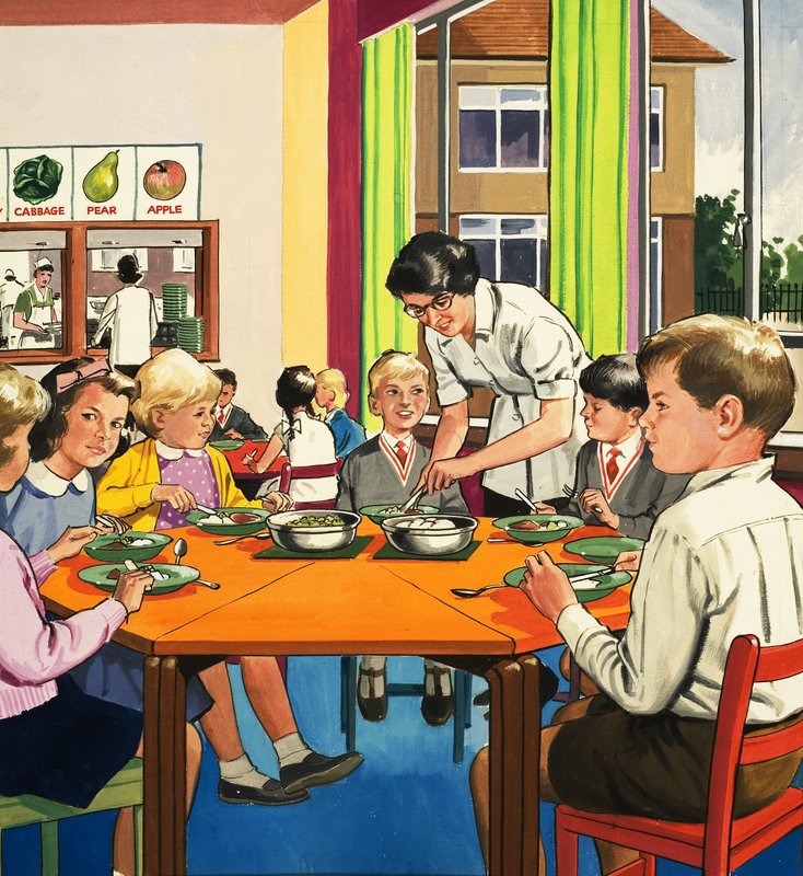 Dame de Cantine Scolaire - English School
