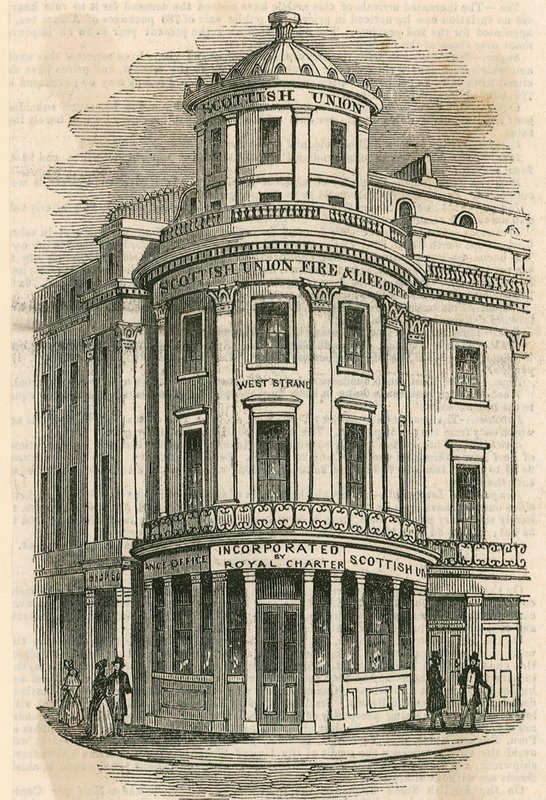 Scottish Union Insurance Company, The Strand, Londres - English School
