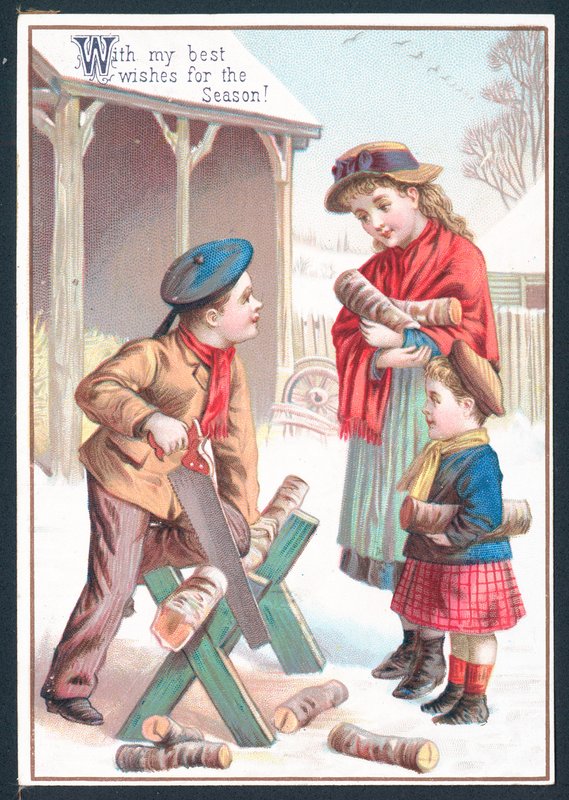 Carte de vœux de saison - English School