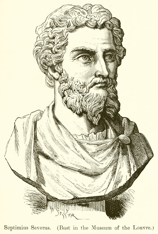 Septime Sévère. (Buste au musée du Louvre) - English School