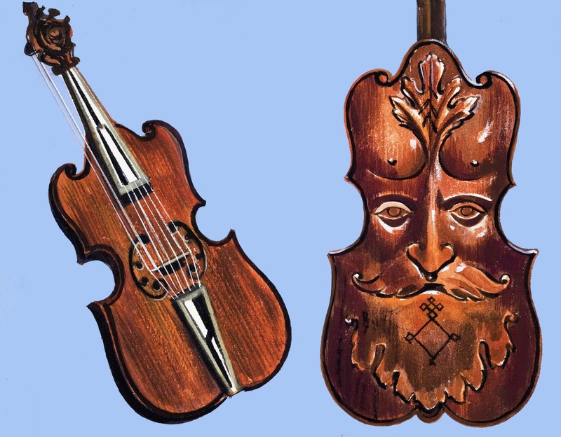 Viola à sept cordes - English School
