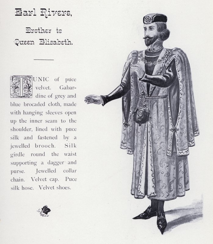 Le roi Richard III de Shakespeare : Comte Rivers, frère de la reine Élisabeth - English School