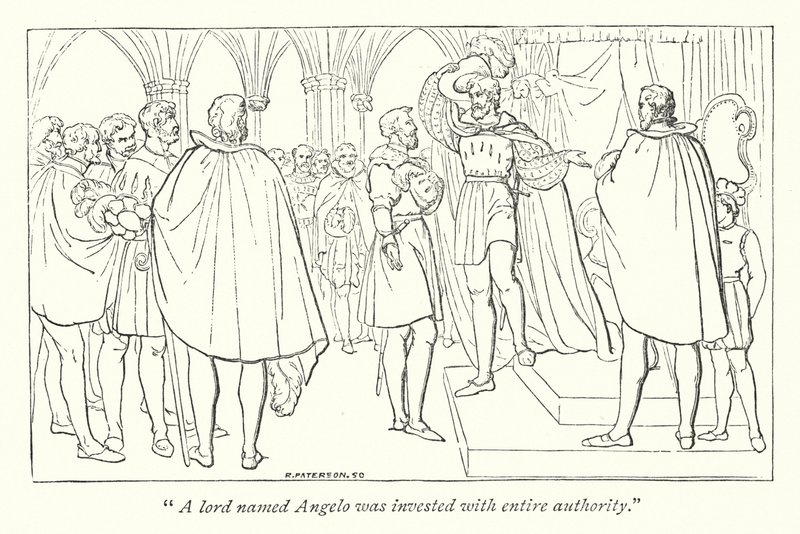 Mesure pour mesure de Shakespeare; Angelo investi de l