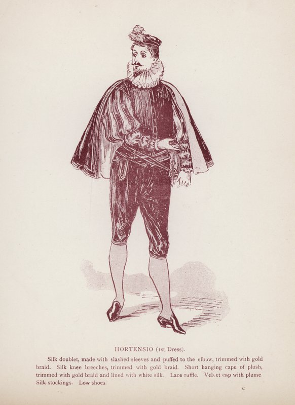 La Mégère apprivoisée de Shakespeare : Hortensio - English School