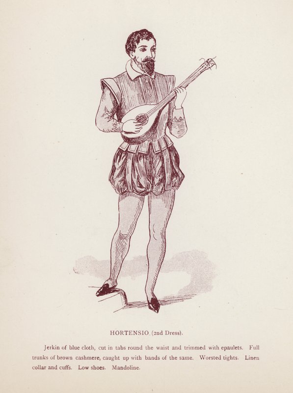 Hortensio, 2ème costume - English School