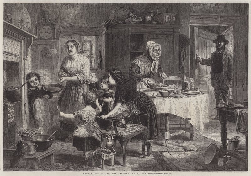Mardi Gras, lancer de la crêpe - English School