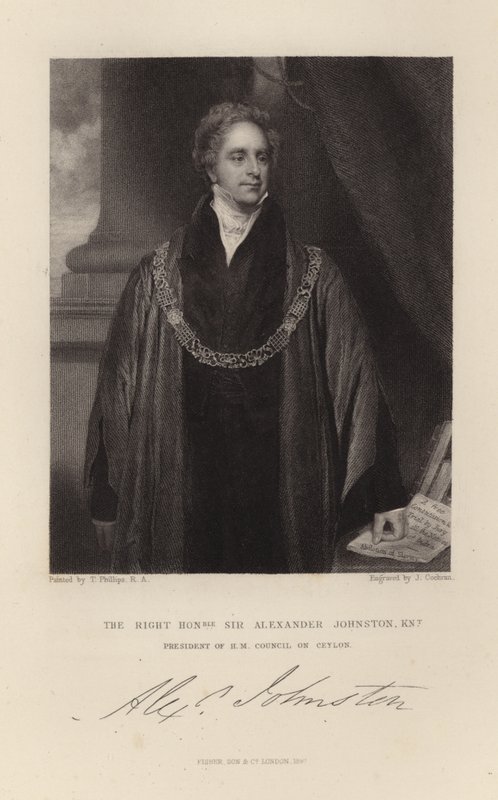 Sir Alexander Johnston - English School
