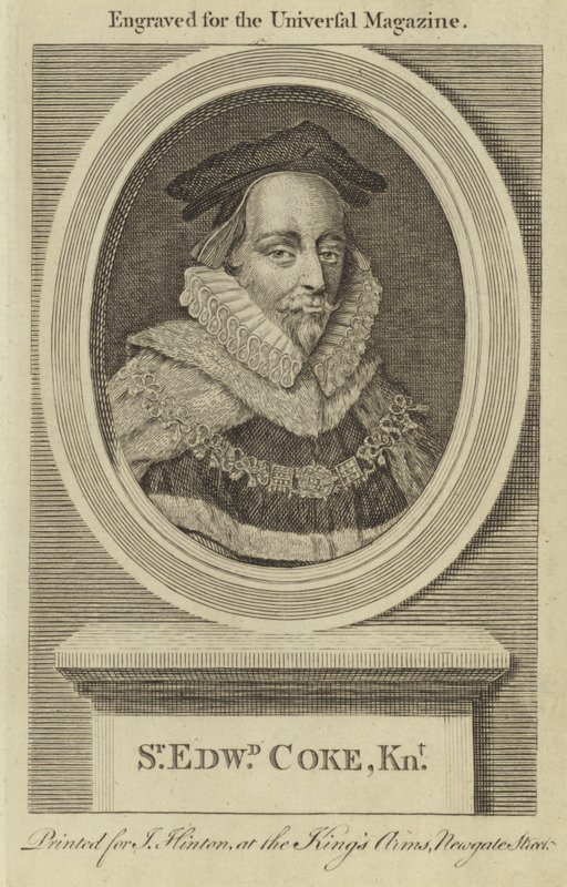 Sir Edward Coke, chevalier - English School