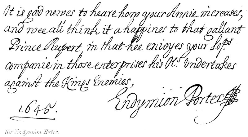 Sir Endymion Porter - English School