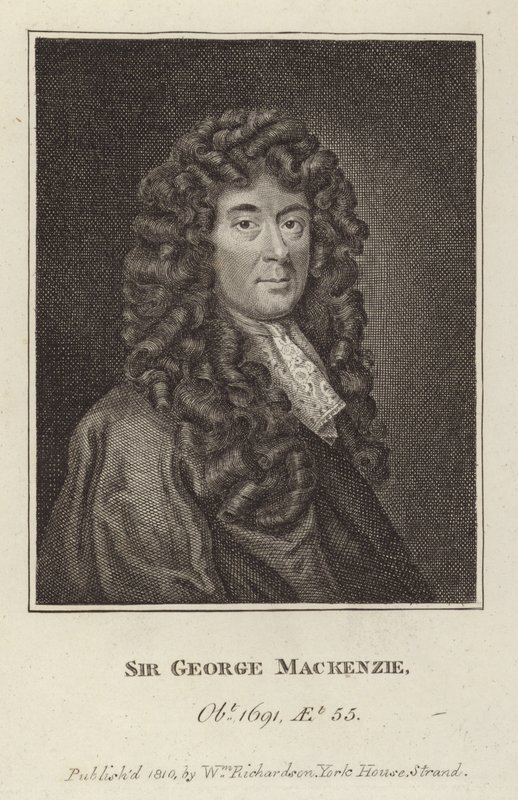 Sir George Mackenzie - English School
