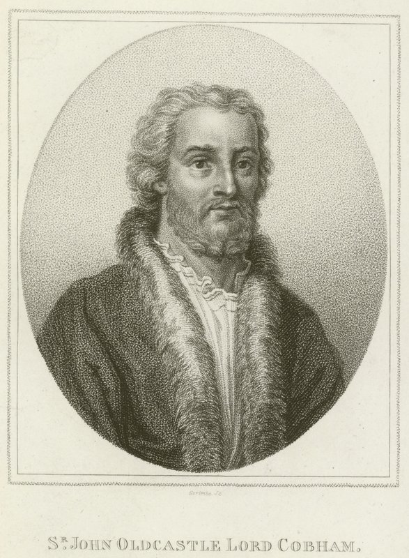 Sir John Oldcastle, Lord Cobham (gravure) - English School