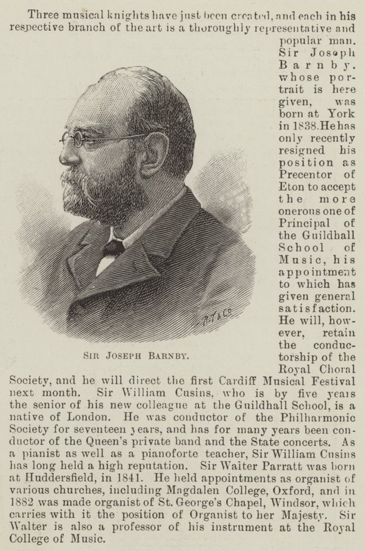 Sir Joseph Barnby - English School