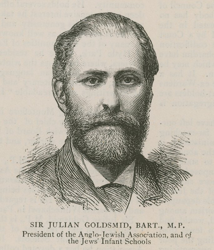Sir Julian Goldsmid, Bart, MP, Président de l