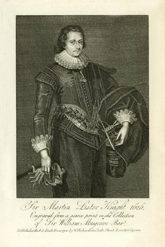 Sir Martin Lister - English School