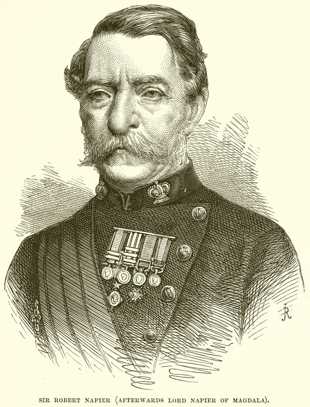 Sir Robert Napier (devenu plus tard Lord Napier de Magdala) - English School