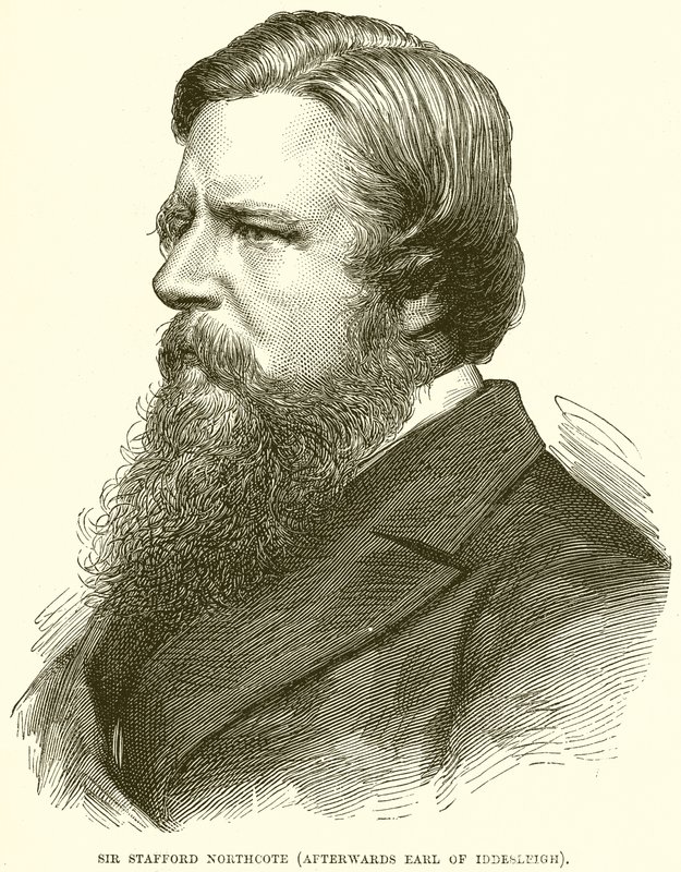 Sir Stafford Northcote (devenu plus tard Comte d