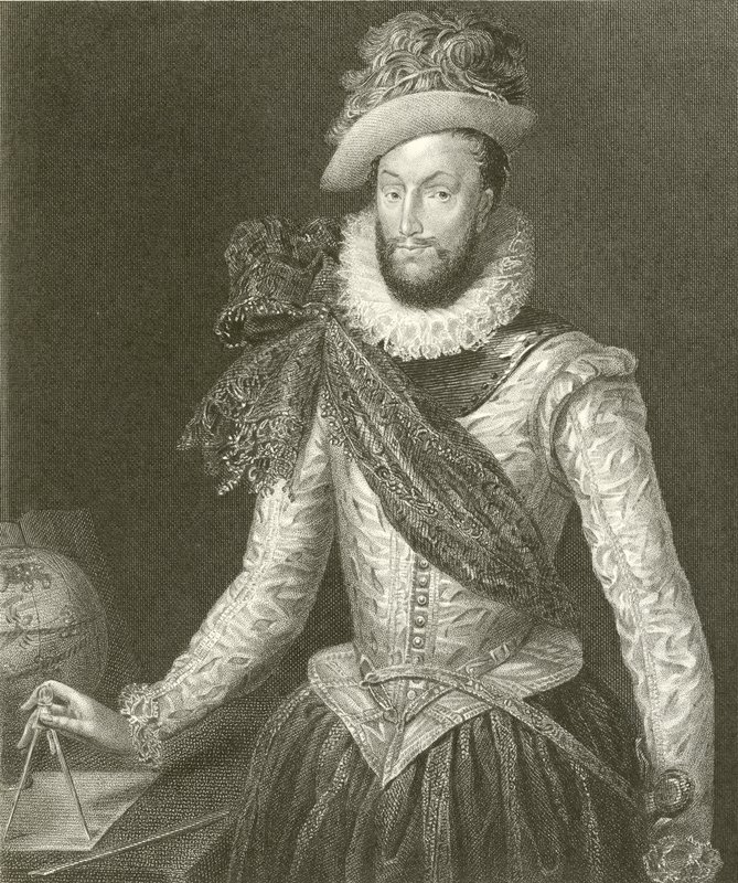 Sir Walter Raleigh - English School