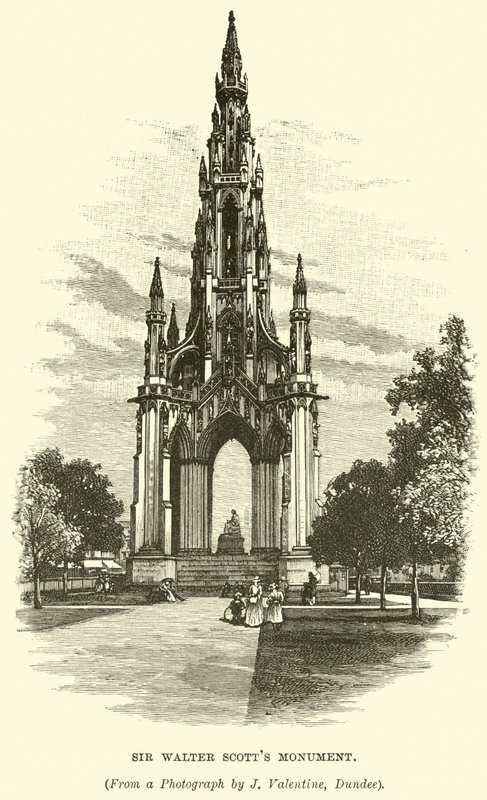 Monument de Sir Walter Scott - English School