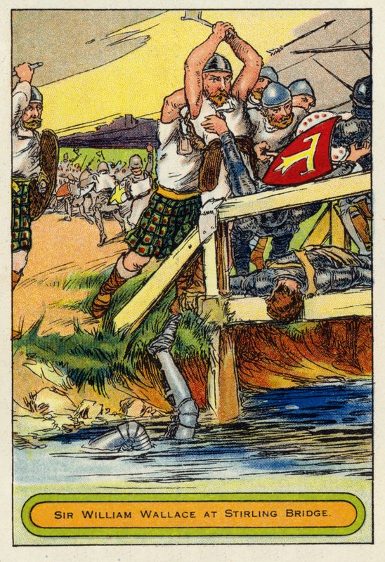 Sir William Wallace au pont de Stirling - English School