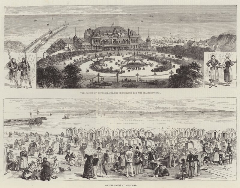 Croquis de Boulogne (gravure) - English School