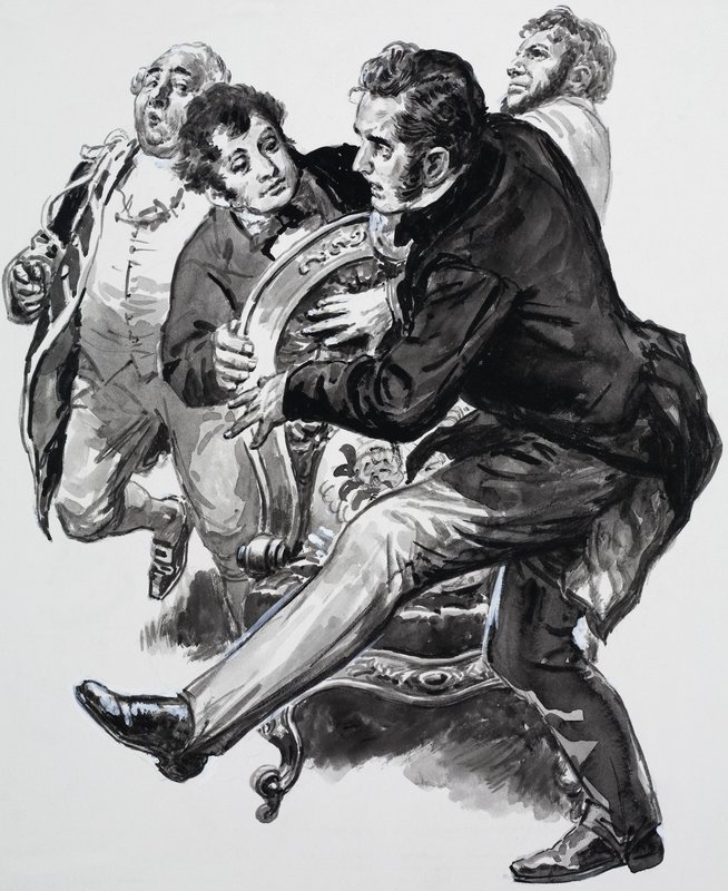 Bagarre à la cour - English School