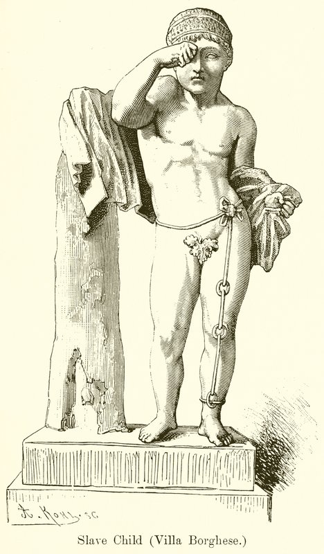 Enfant esclave (Villa Borghèse) (gravure) - English School