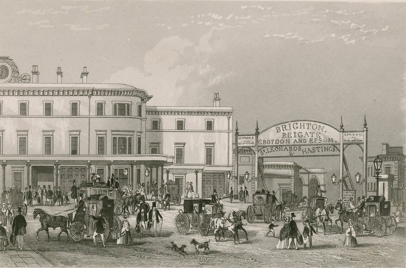 Gare du South Eastern Railway, London Bridge - English School