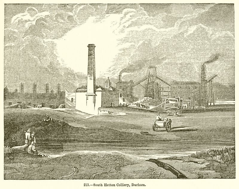 Mine de charbon de South Hetton, Durham - English School