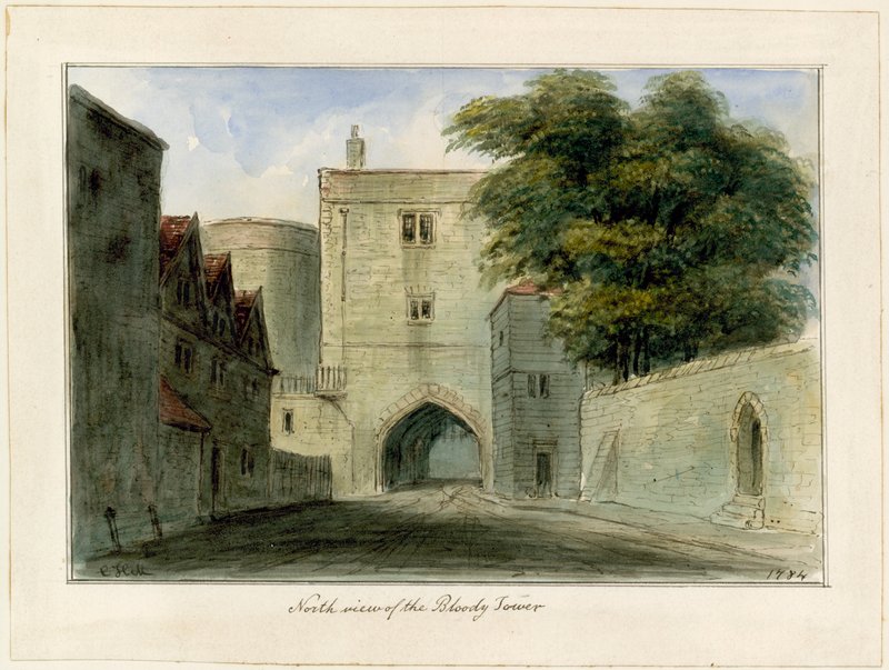 Vue sud de la Tour Sanglante - English School