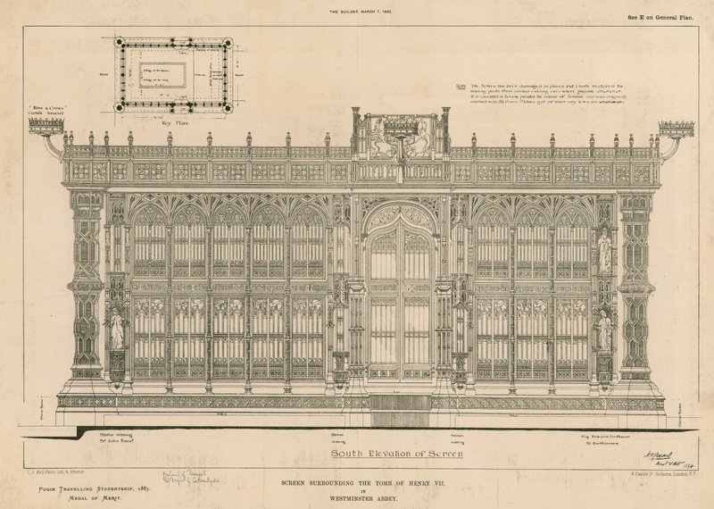 Élévation sud de l