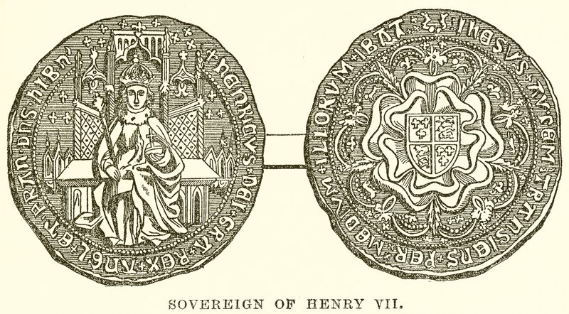 Souverain de Henri VII - English School