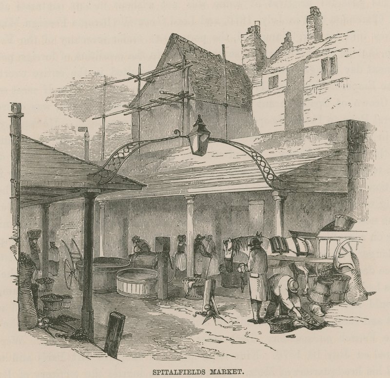 Marché de Spitalfields, Londres - English School