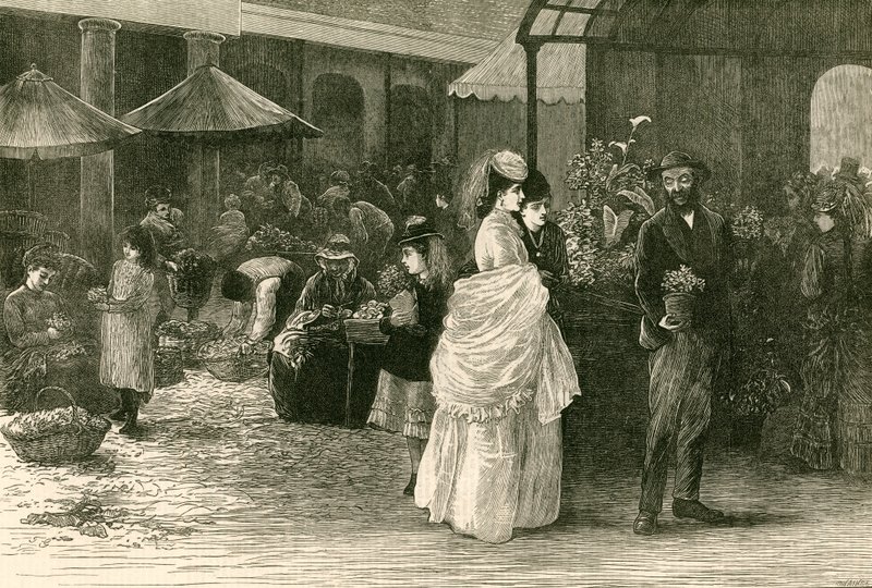 Printemps à Covent Garden, Londres - English School