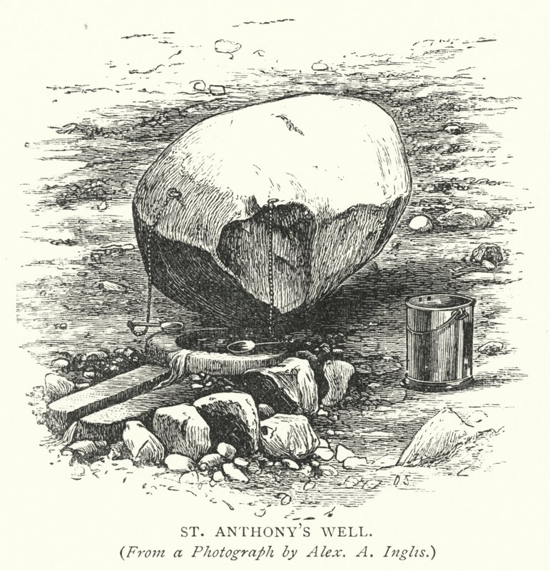 Le puits de Saint Antoine (gravure) - English School