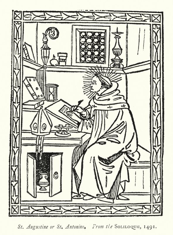 Saint Augustin ou Saint Antonin, d