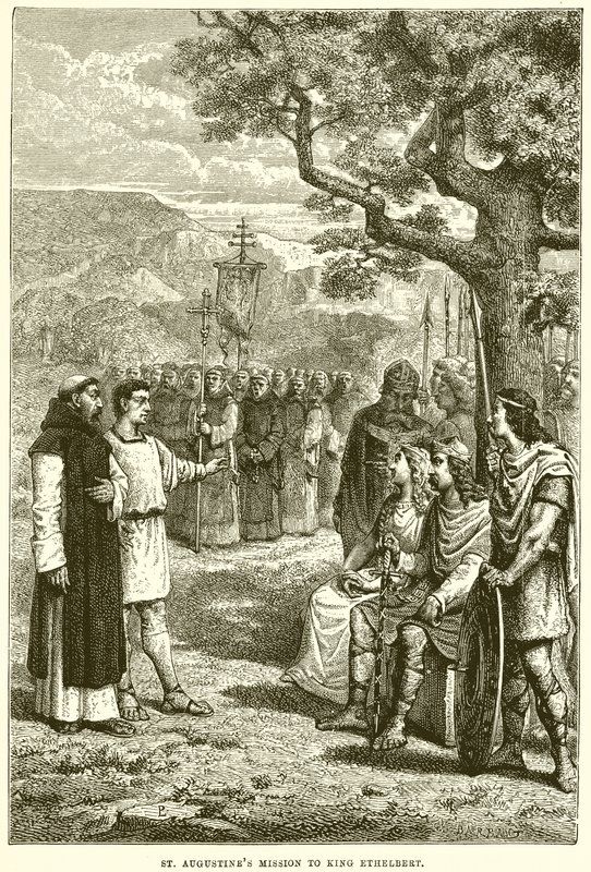 Mission de Saint Augustin au roi Ethelbert - English School