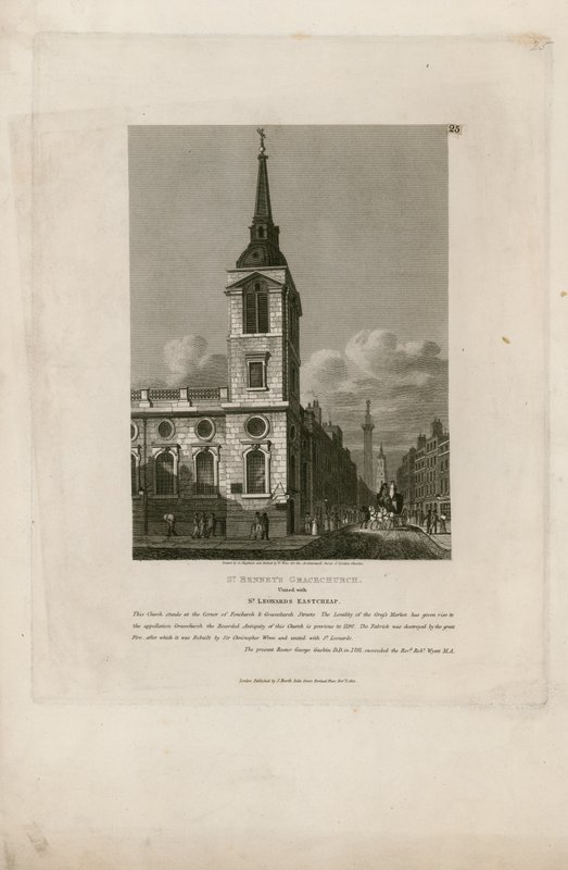 Saint Bennet Gracechurch, uni avec Saint Léonard Eastcheap - English School