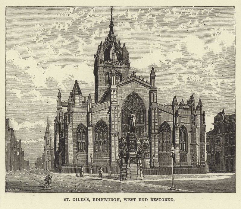 St Giles, Édimbourg, extrémité ouest restaurée - English School