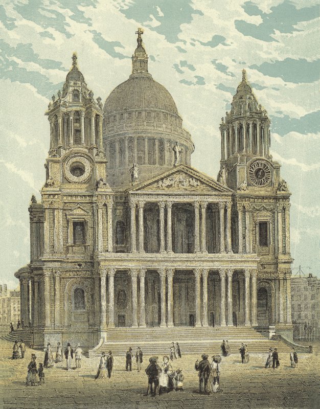 Cathédrale Saint-Paul, façade ouest - English School