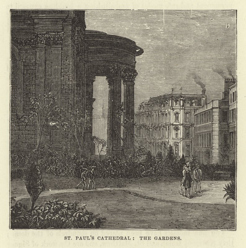 Cathédrale de St Paul, les jardins - English School