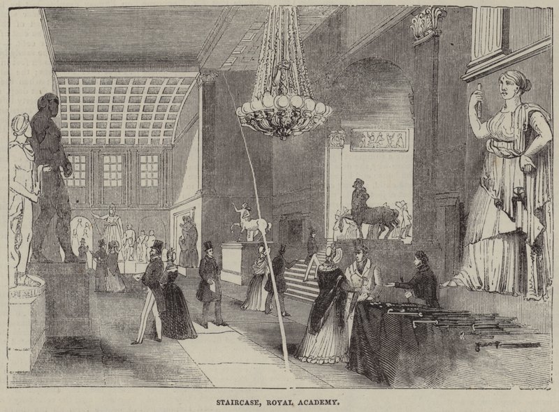 Escalier, Académie royale, Londres - English School