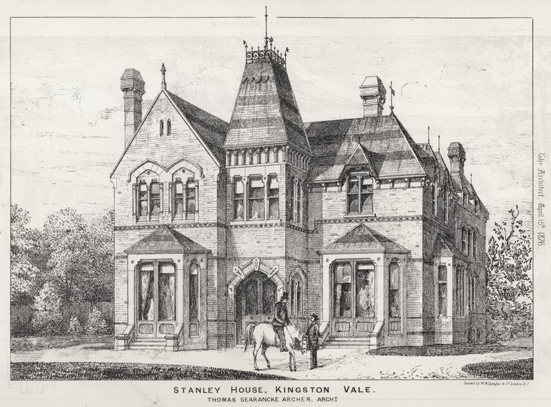 Maison Stanley, Kingston Vale (gravure) - English School