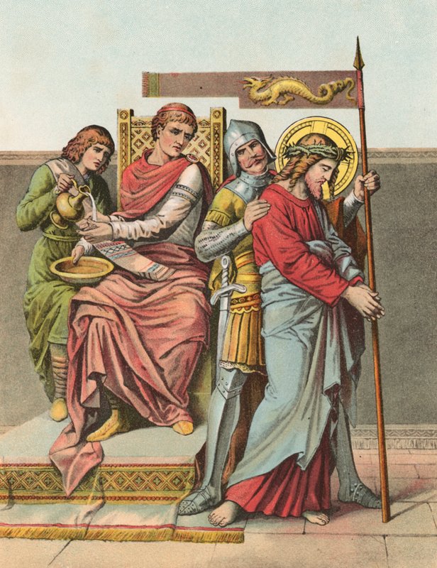 Station I Christ est condamné à mort par Pilate - English School