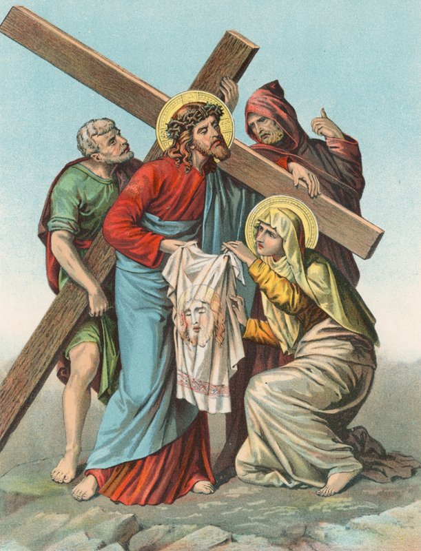 Station VI Véronique Présente un Mouchoir au Christ - English School