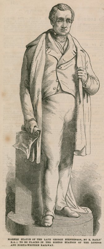 Statue de George Stephenson - English School