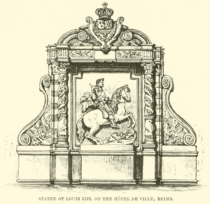 Statue de Louis XIII, sur l