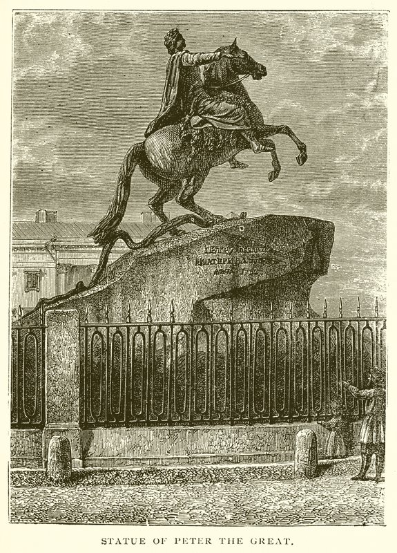 Statue de Pierre le Grand - English School