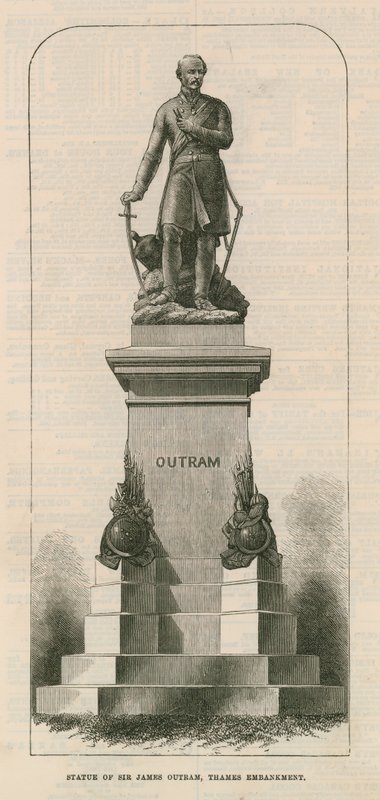 Statue de Sir James Outram - English School