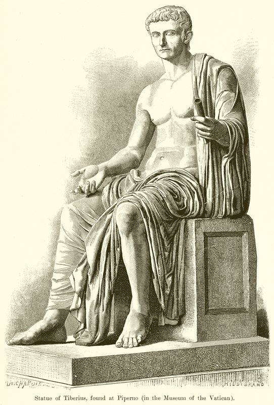 Statue de Tibère trouvée à Piperno - English School
