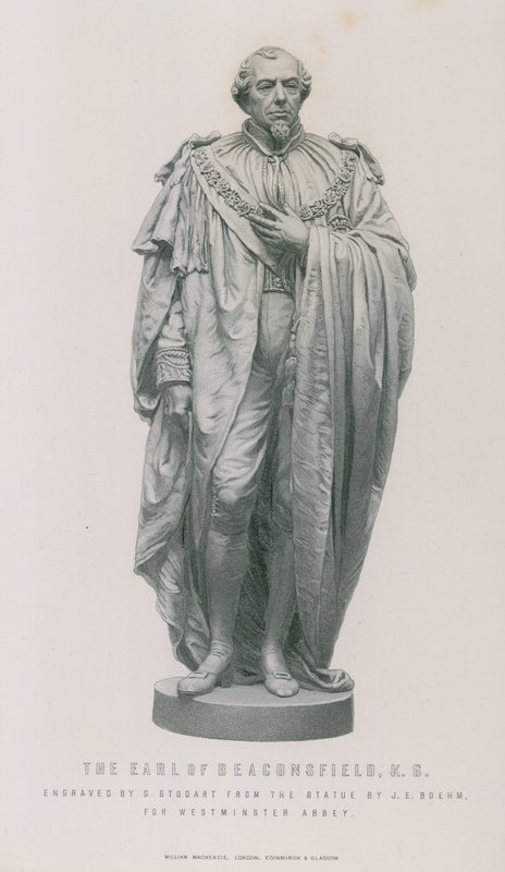 Statue du comte de Beaconsfield - English School